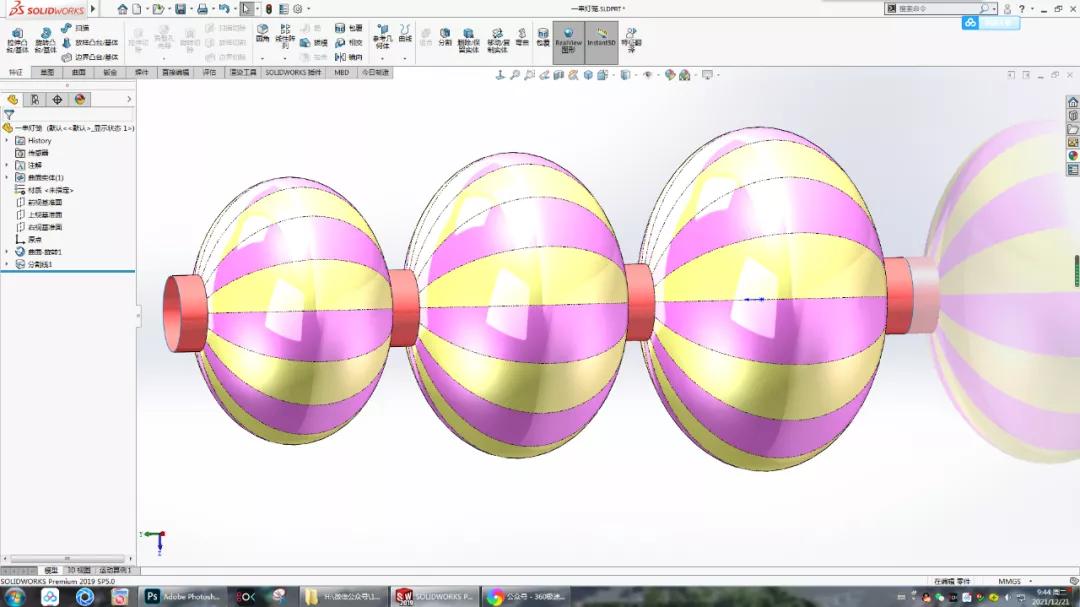 灯笼solidworks,solidworks怎么画灯笼模型
