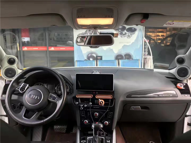 奥迪q5改装音响dj效果,东莞奥迪q5改装音响最佳案例