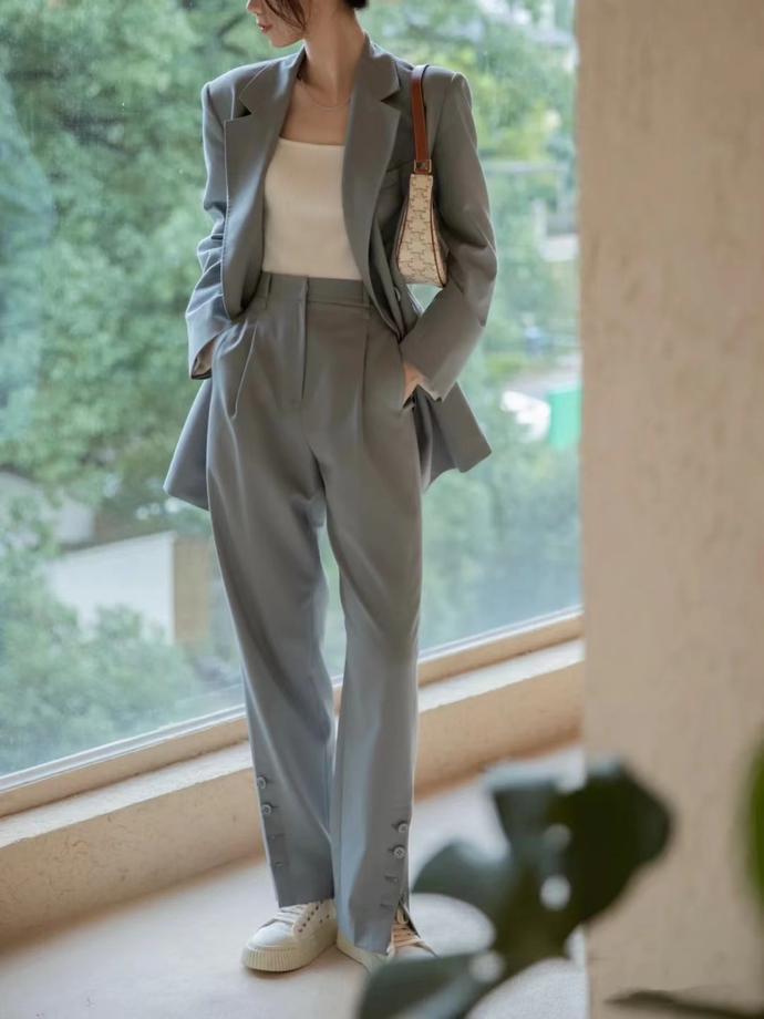 150小个子显高穿搭阔腿裤女,小个子如何选择阔腿裤显瘦显腿长