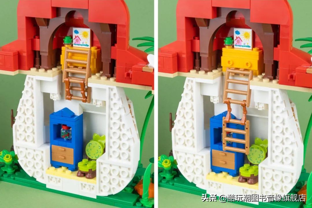 乐高新品蘑菇屋,ideas乐高a型木屋