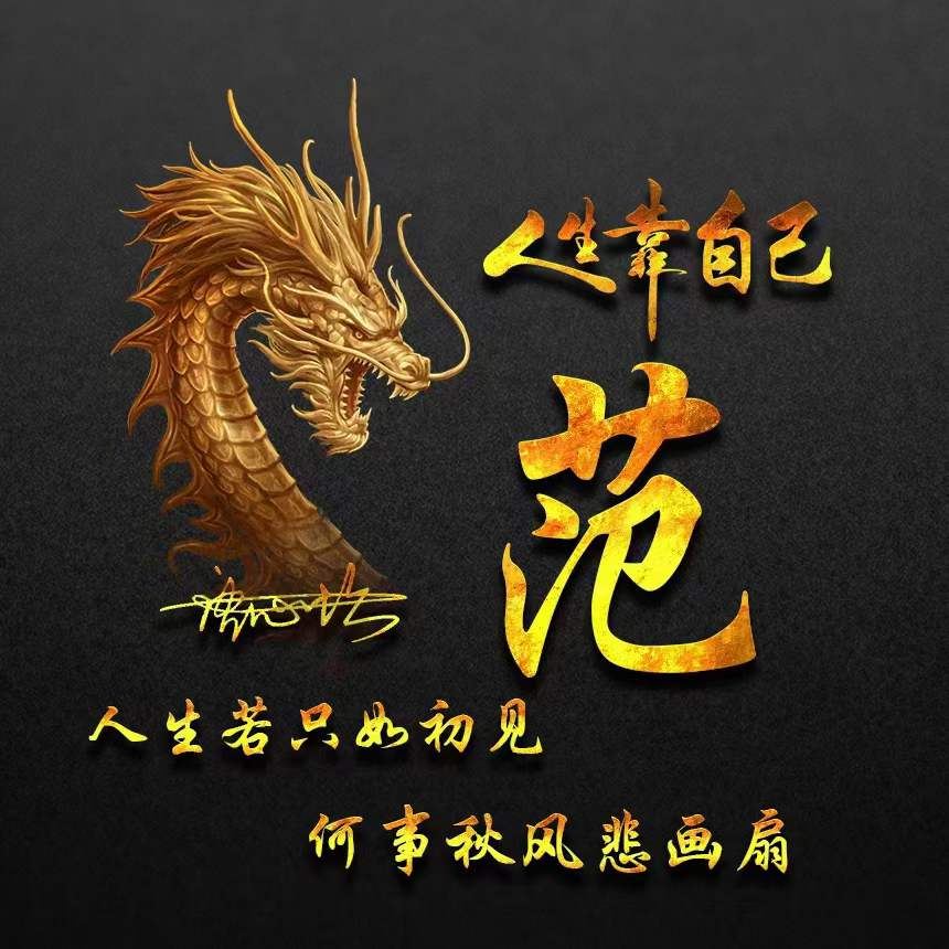 你的微信头像该换了32款签名头像,个性微信头像姓氏签名