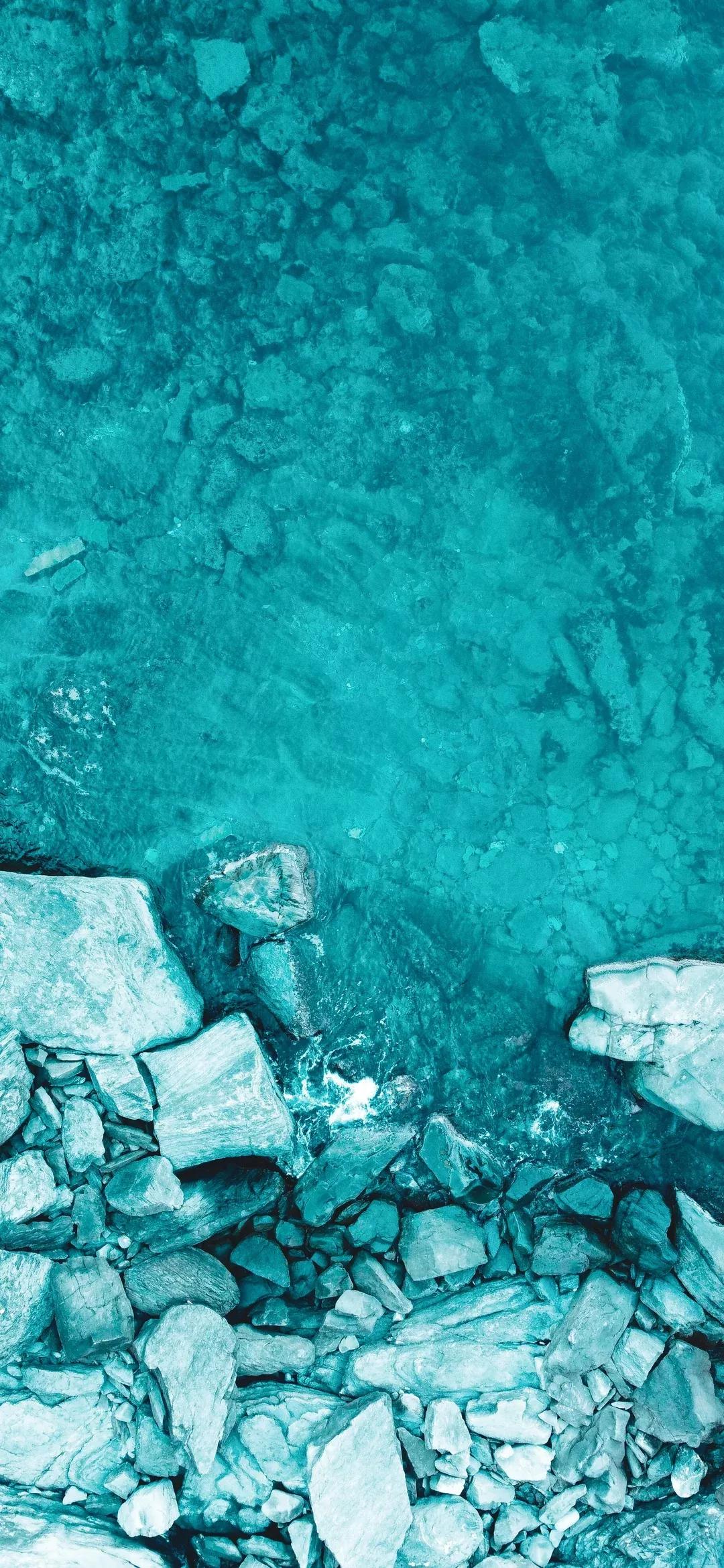 大海壁纸｜大海边，守候朝霞，聆听海浪的乐章