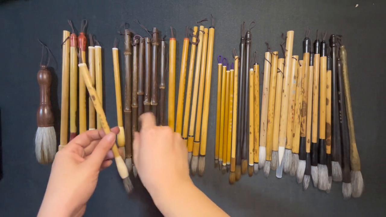 书法主播自用毛笔推荐,个个很能打!#书法