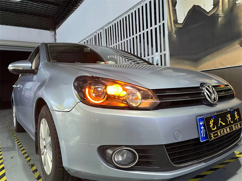 高尔夫6大灯太暗怎么办,高尔夫6倒车灯太暗