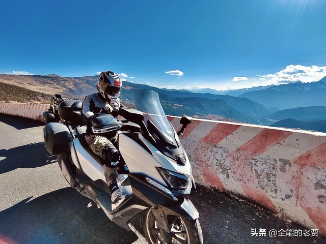 力刻318踏板摩托车长途之旅,踏板摩托车跑长途发动机受得了吗