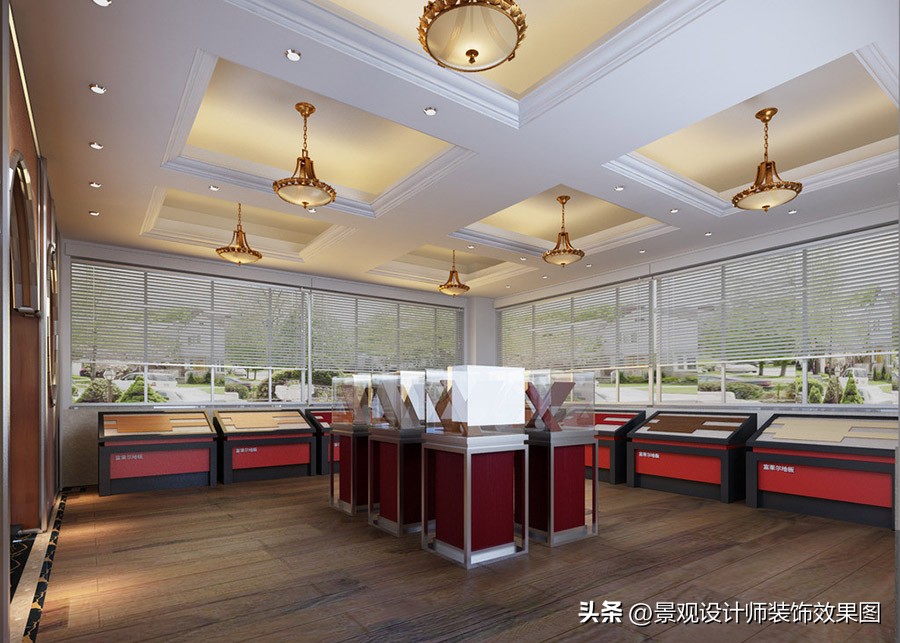 木地板店设计效果图大全集,品牌地板专卖店设计效果图大全