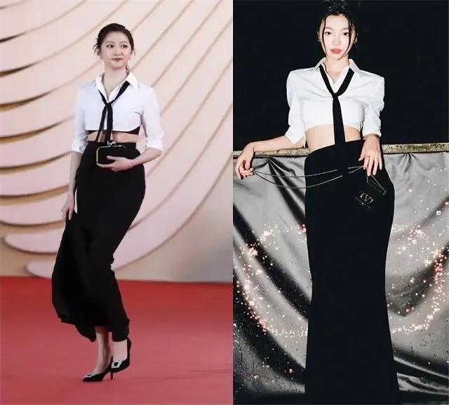 超模网红易梦玲也穿山寨，直接拉低GQ盛典档次，是真穷还是被骗？