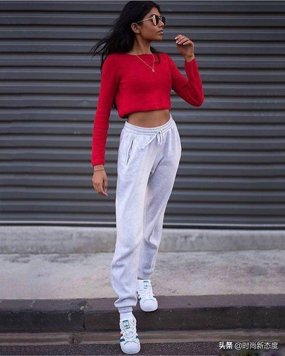 新款卫裤真的很修饰腿型,卫裤为什么这么火