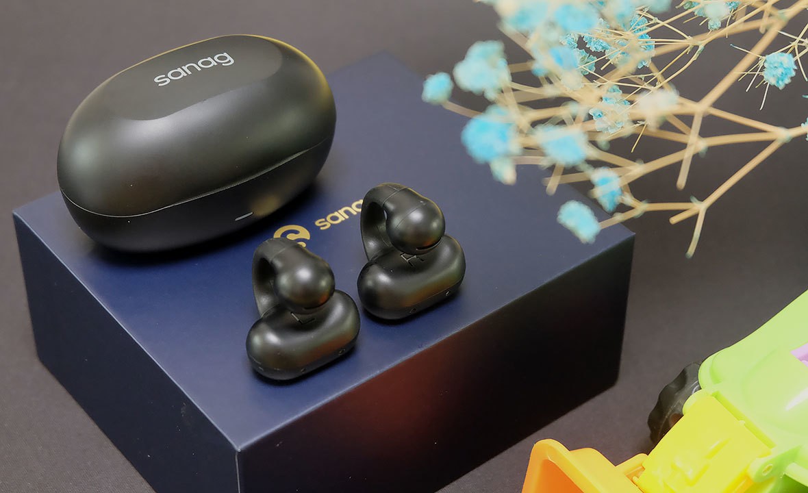 sanag赛那z51蓝牙耳机夹耳式测评,sanag塞那z51ai智能耳机