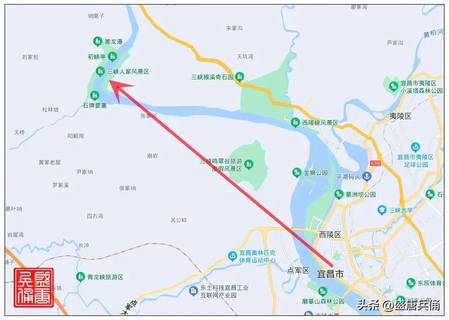 以三峡旅游闻名的湖北宜昌,长江三峡西陵峡美妙风光