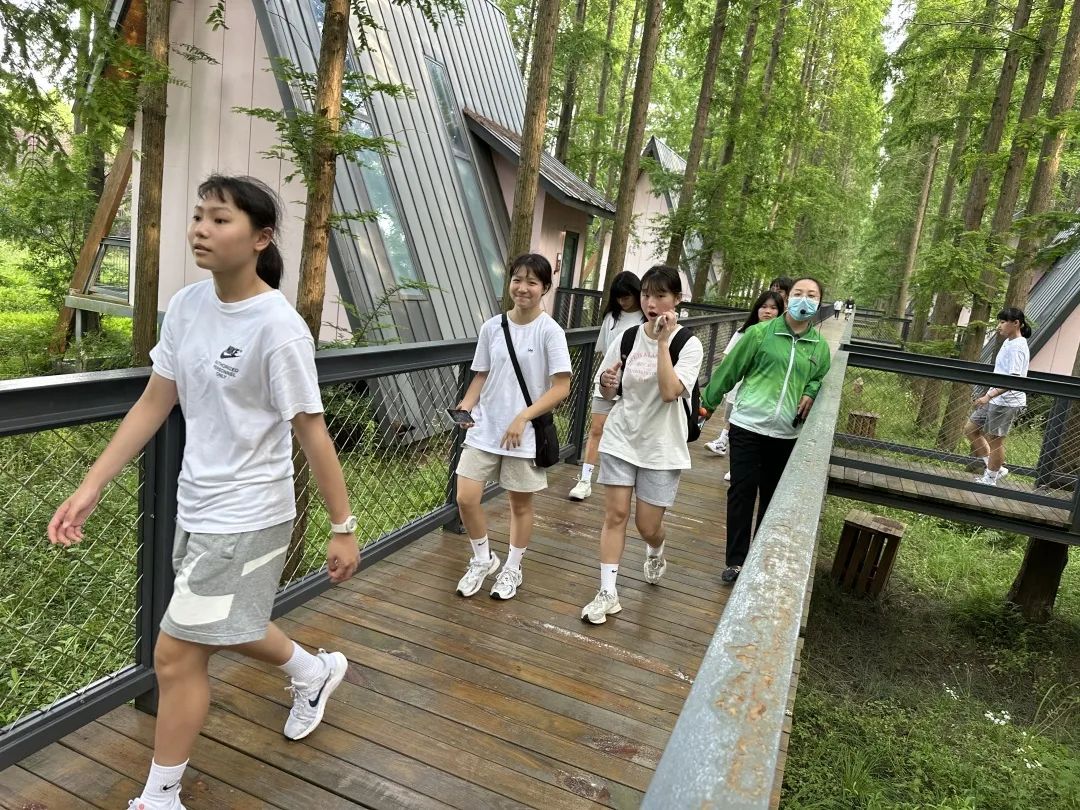 今天，台湾同胞一行23人来东台黄海森林公园