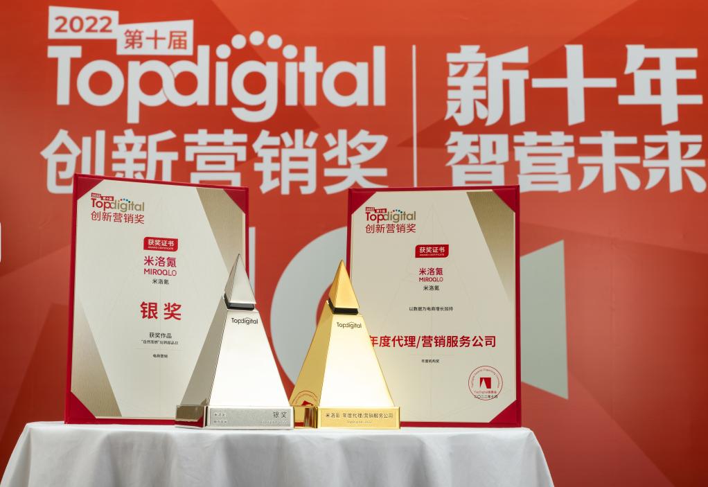 喜讯|麦氪湃力子公司米洛氪斩获TopDigital创新营销双项大奖