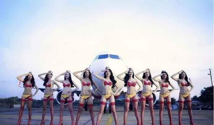 飞机上看比基尼秀？越南第一女首富创办比基尼航空21岁赚百万美元