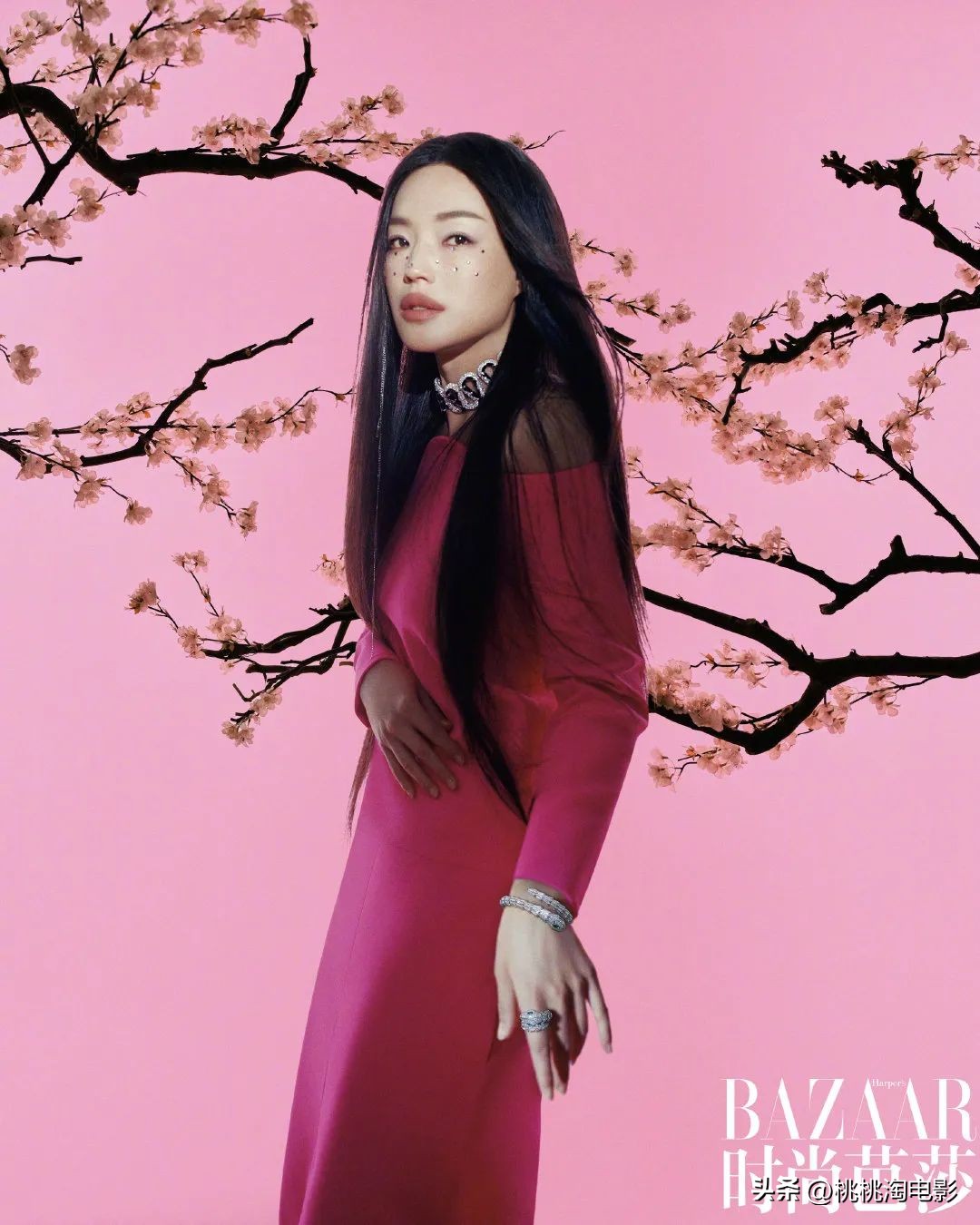 舒淇时尚芭莎九月刊封面构图解释,舒淇时尚芭莎最新杂志封面大片