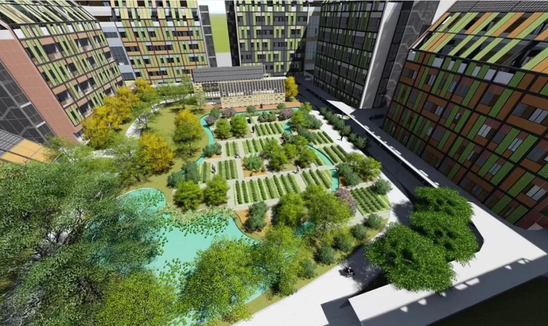 零碳排、零废弃、以租代售的模块化新型小区，还能种菜养鱼