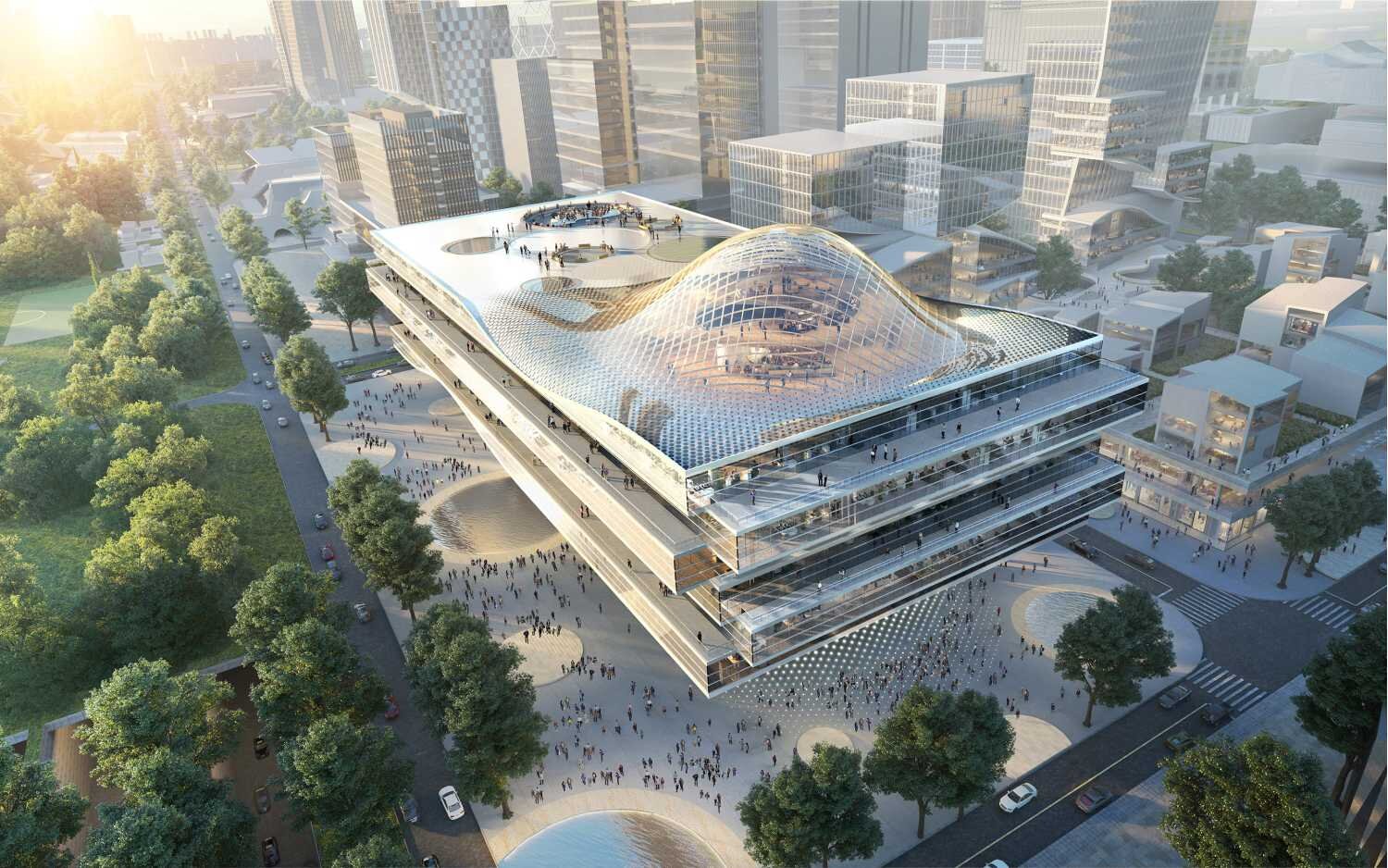 深圳这次又火了！看看中兴总部的“浪潮”建筑！网友：这景观无敌