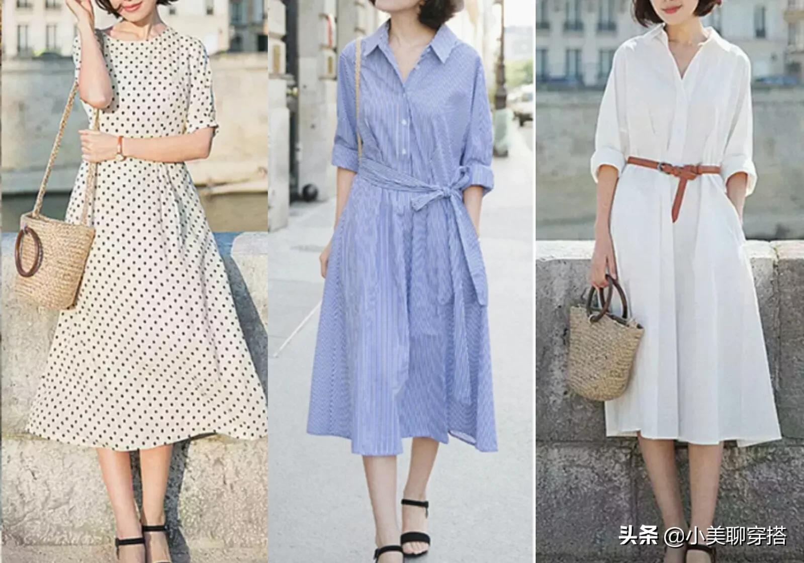 春夏裙装穿搭技巧,夏天裙装搭配图片欣赏