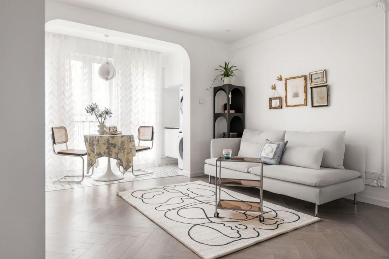 法式简约型公寓,优雅法式公寓设计