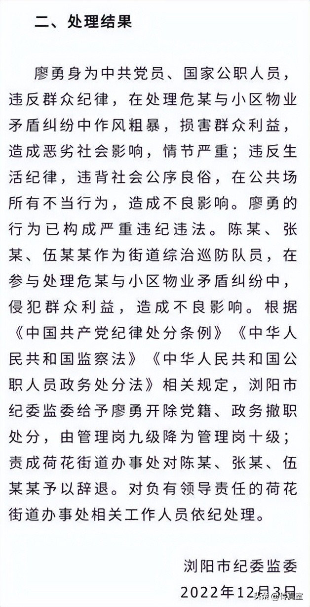 浏阳廖勇打人最新进展,浏阳廖勇打人事件始末
