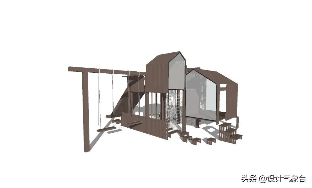 滑梯儿童房间小空间设计,室内儿童游乐场如何设计