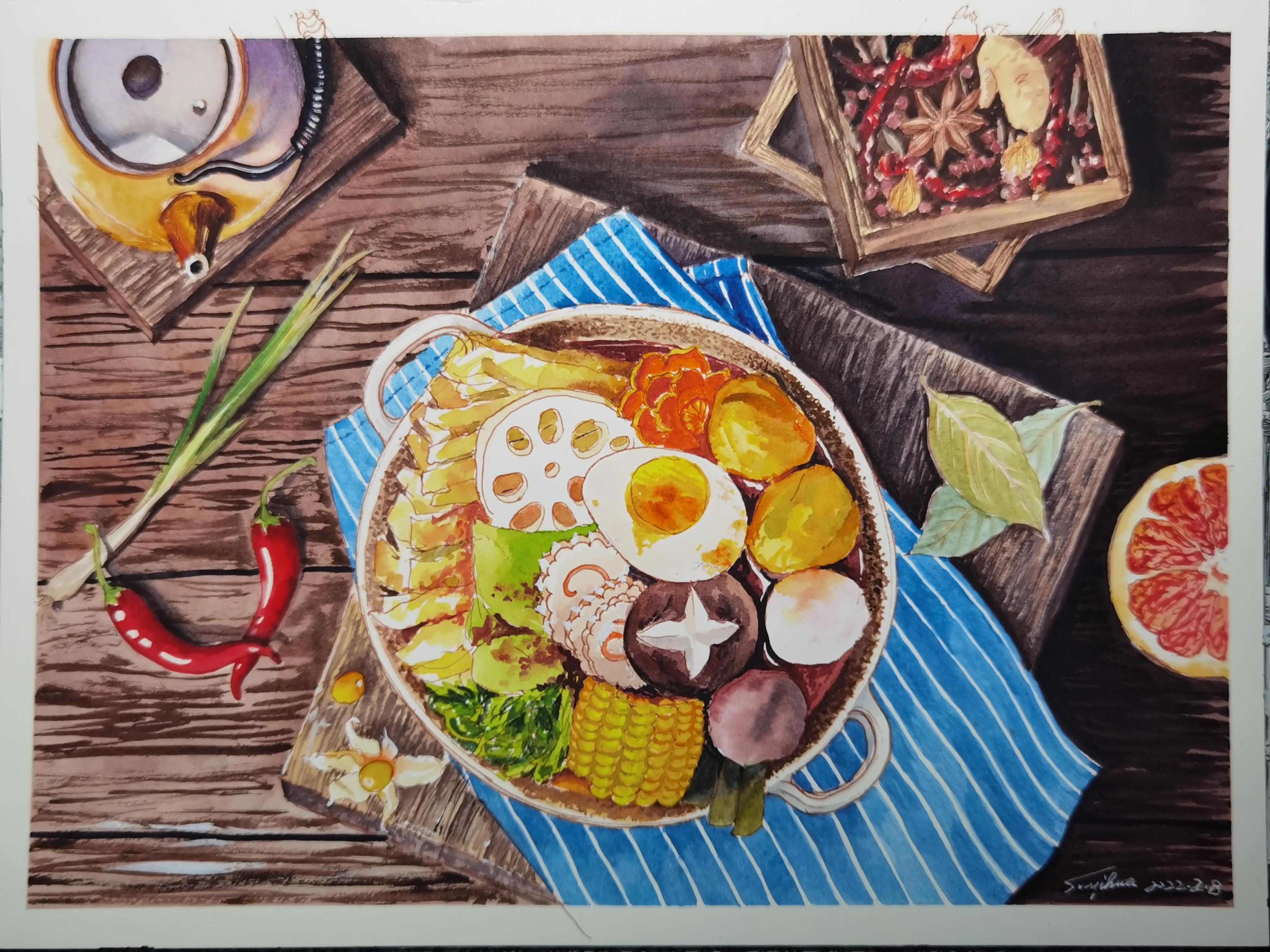 幸福原创创意画,幸福原创绘画作品欣赏