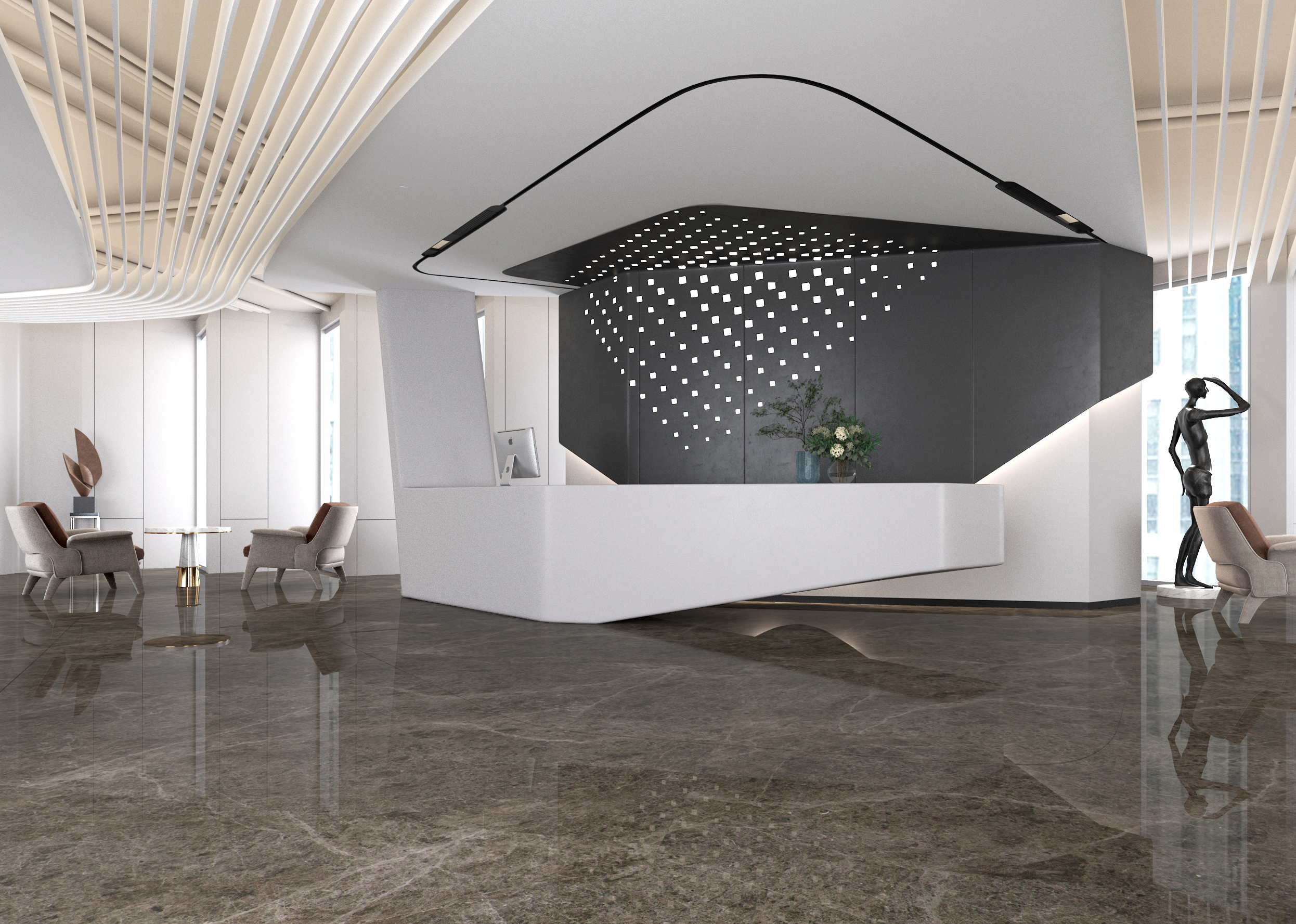 黑白设计风格用什么大理石,室内设计必知大理石