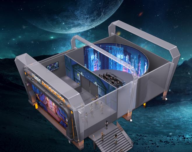 杭州裸眼3d轨道影院项目方案,9d裸眼环幕轨道影院探店视频