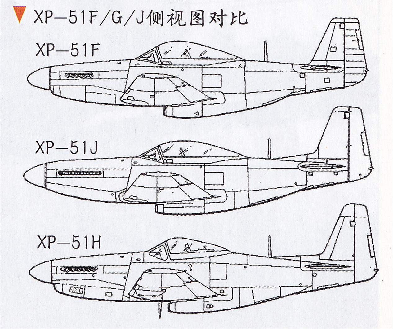 p61野马战斗机的各种型号,升级版p51野马战斗机