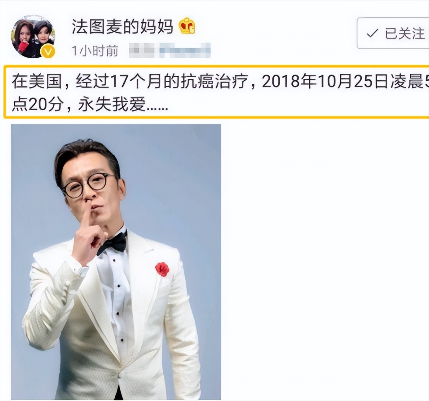 李咏妻子哈文家庭背景显赫,李咏去世后他的妻子哈文怎么样了
