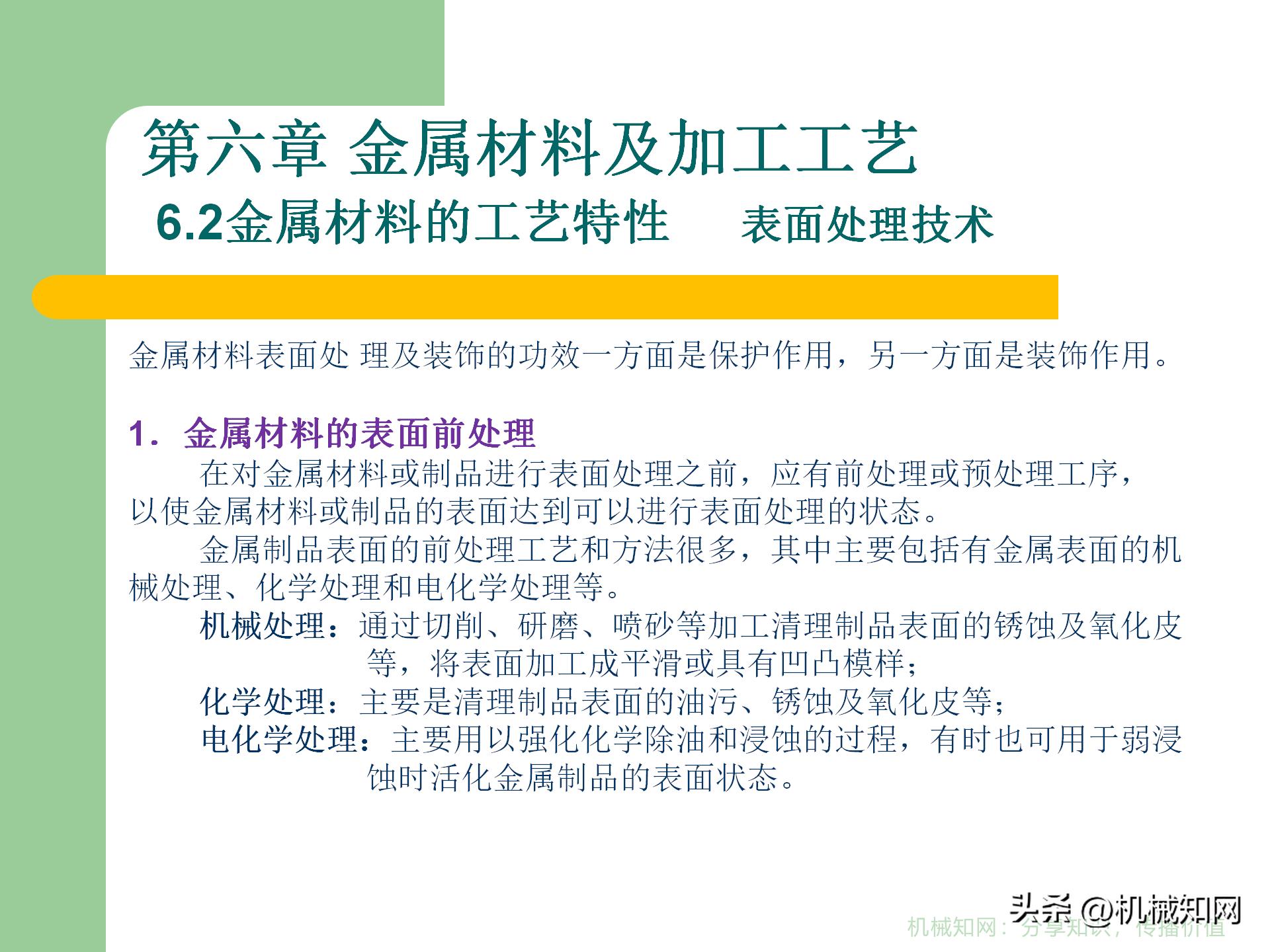金属材料的5类成型工艺，3种热处理方式，60页PPT一次性搞明白