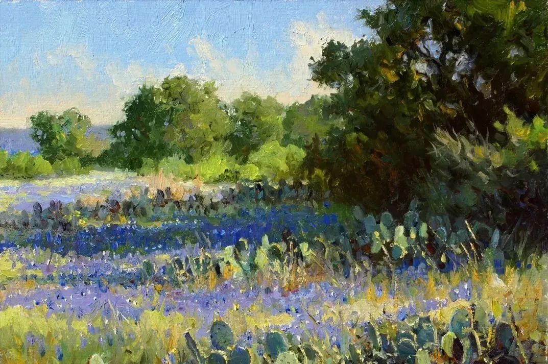 大师笔触生动的风景油画,视觉冲击力很强的风景油画图片