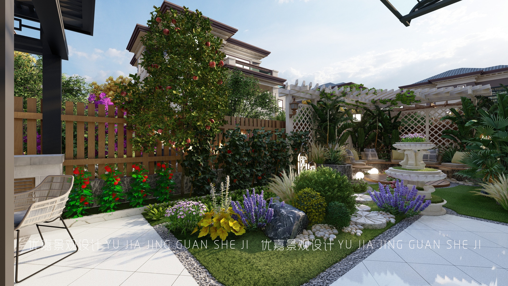 2.5米宽8米长的小院设计效果图,长9米宽4米小院如何设计