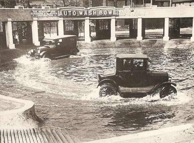 100个难得一见照片，砍伐巨树，运输军舰的巨轮，治疗风湿病的熊