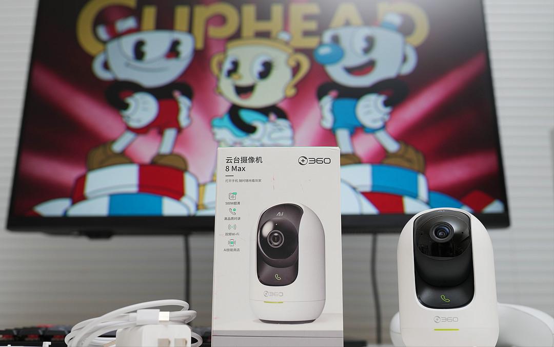 360云摄像机8max评测拆解,360云台摄像机p8max夜视效果