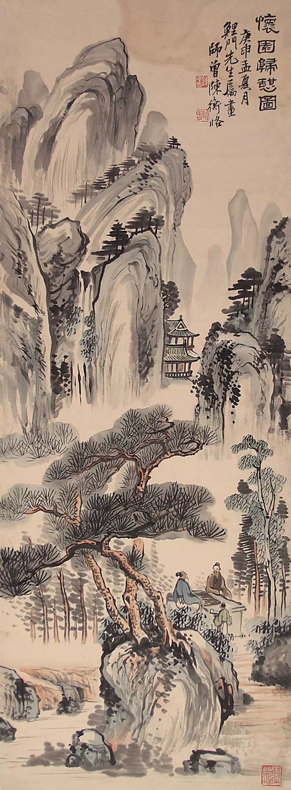 陈师曾100幅作品,陈师曾文人画之价值附105幅作品