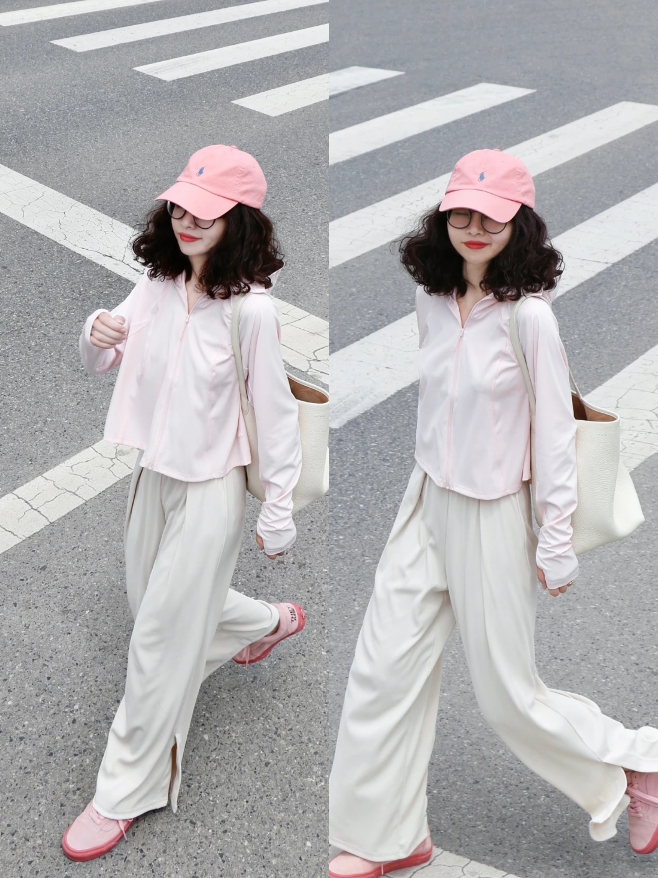 别再问能不能选粉色了！聪明姐妹早就穿上了，喜欢乖巧减龄的快冲