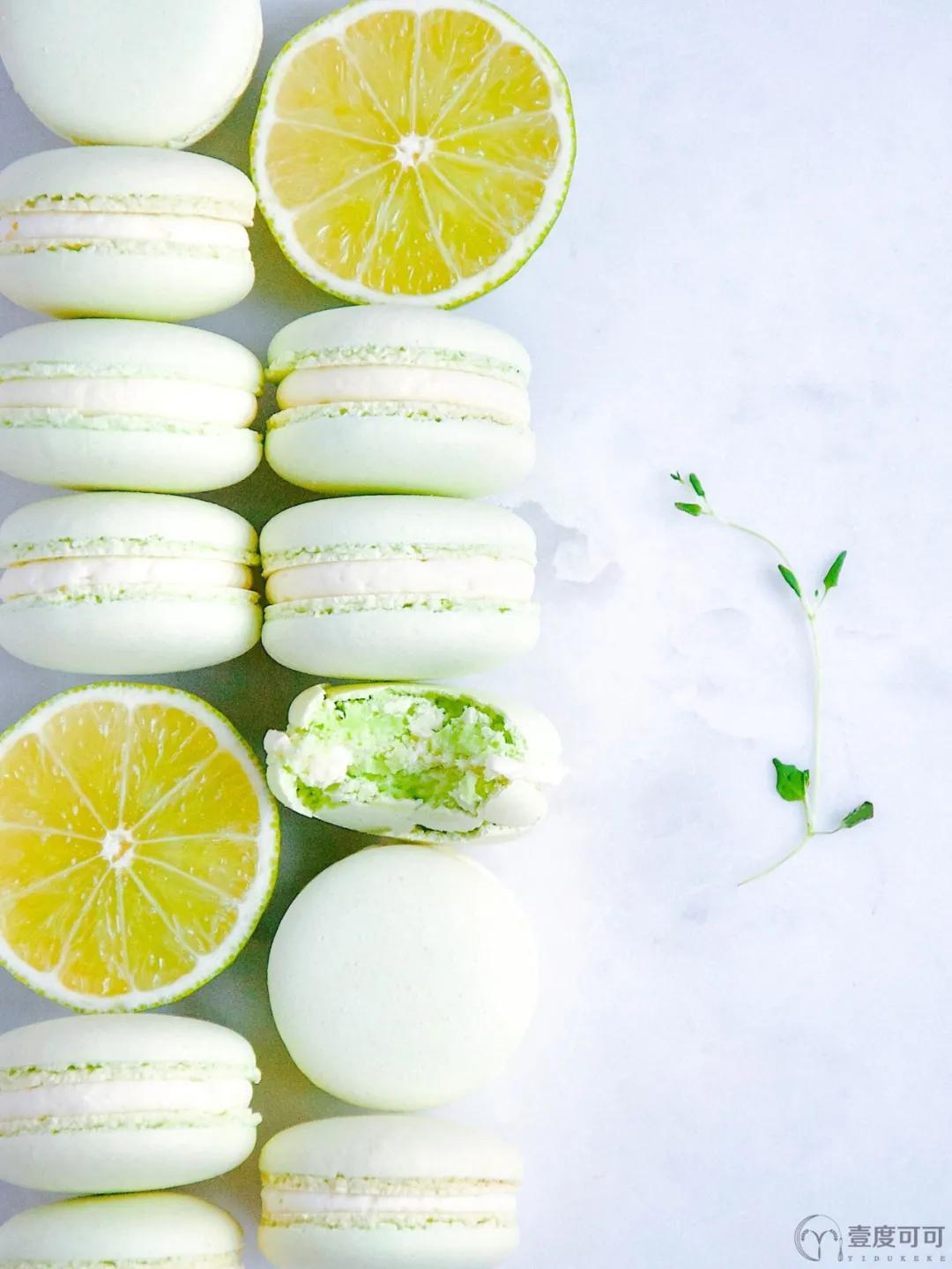 抹茶柠檬味马卡龙做法,甜蜜马卡龙做法步骤