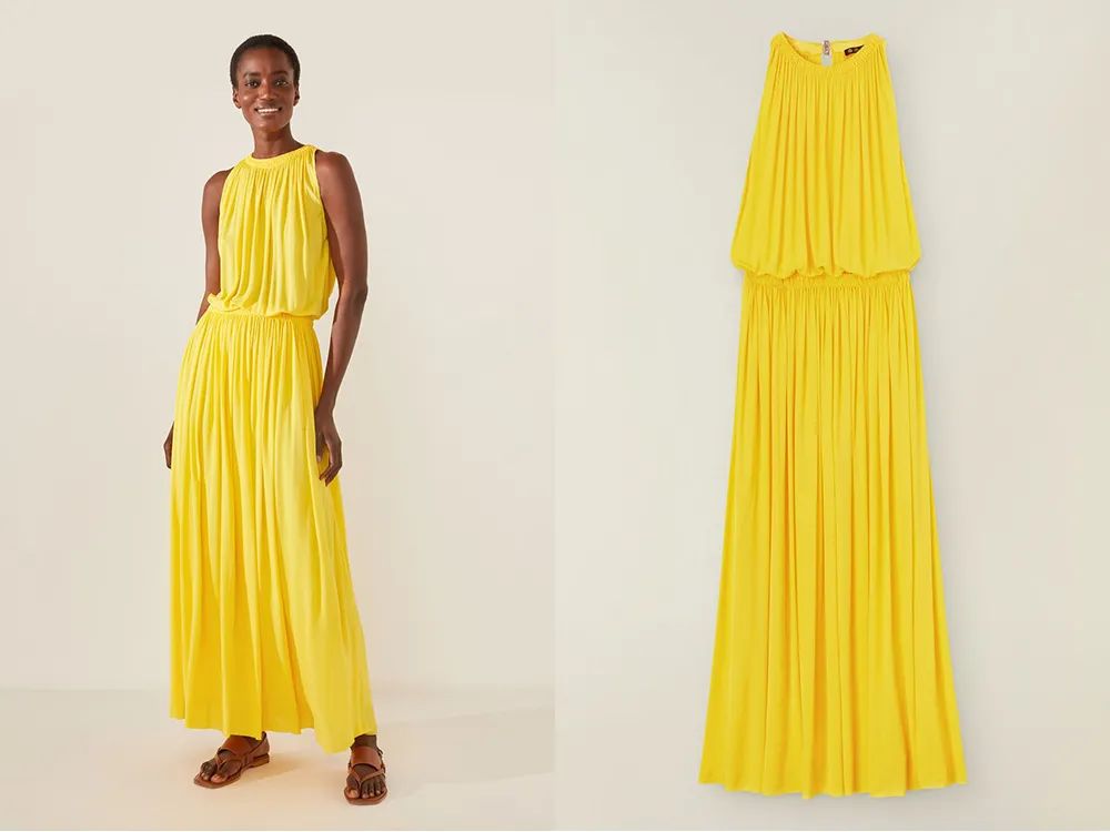 孟晚舟穿的白色连衣裙是什么品牌,孟晚舟同款连衣裙大码