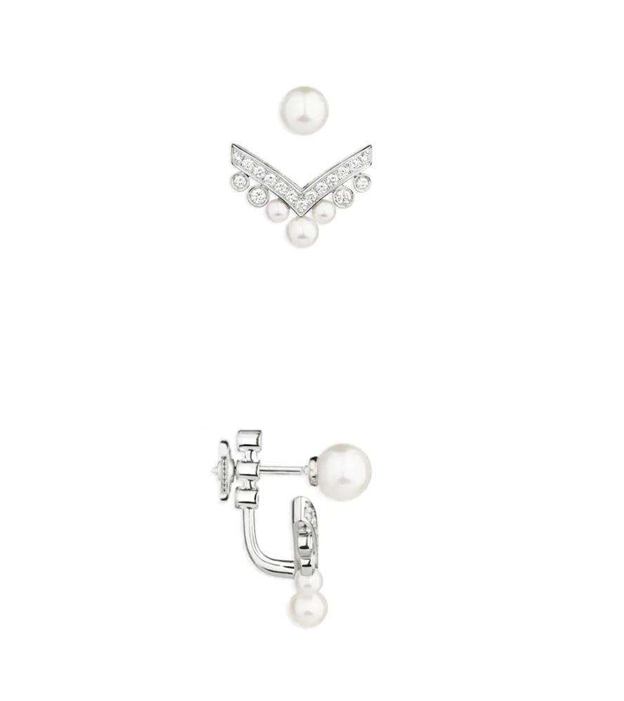 奢侈品耳环经典款卡地亚,宝格丽古董珠宝耳环