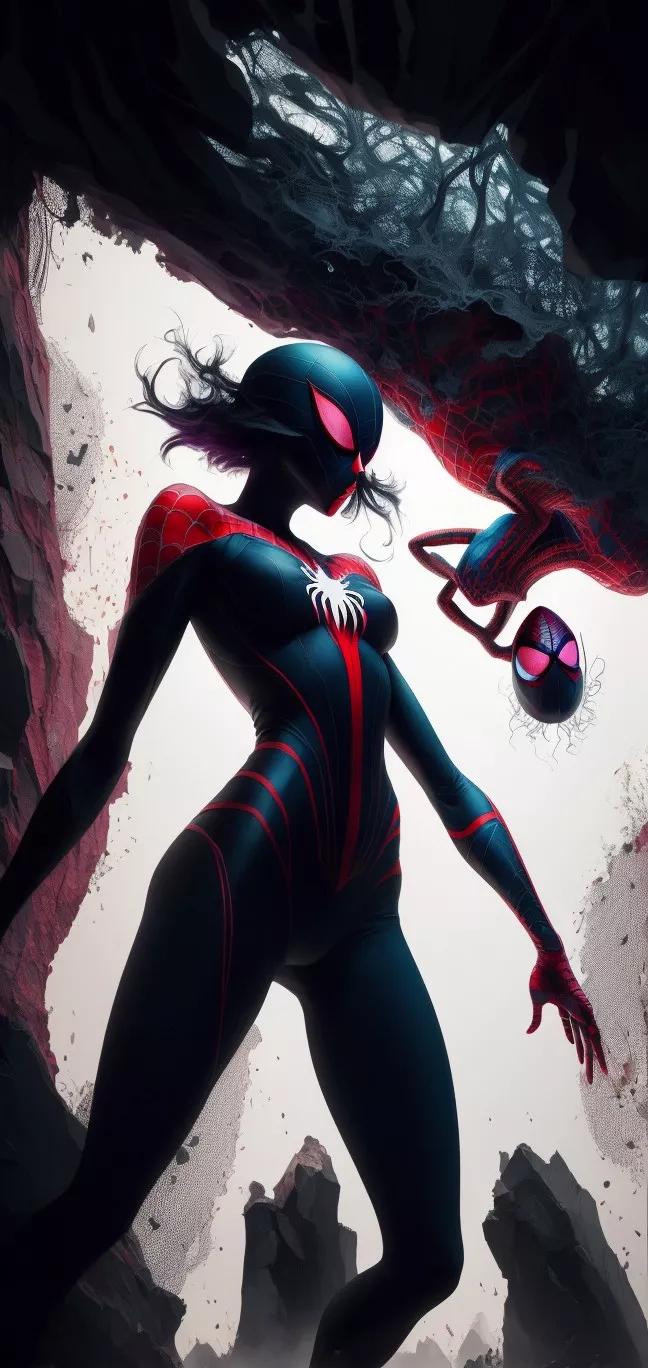 ai绘画日记,二次元动漫美图壁纸蜘蛛侠