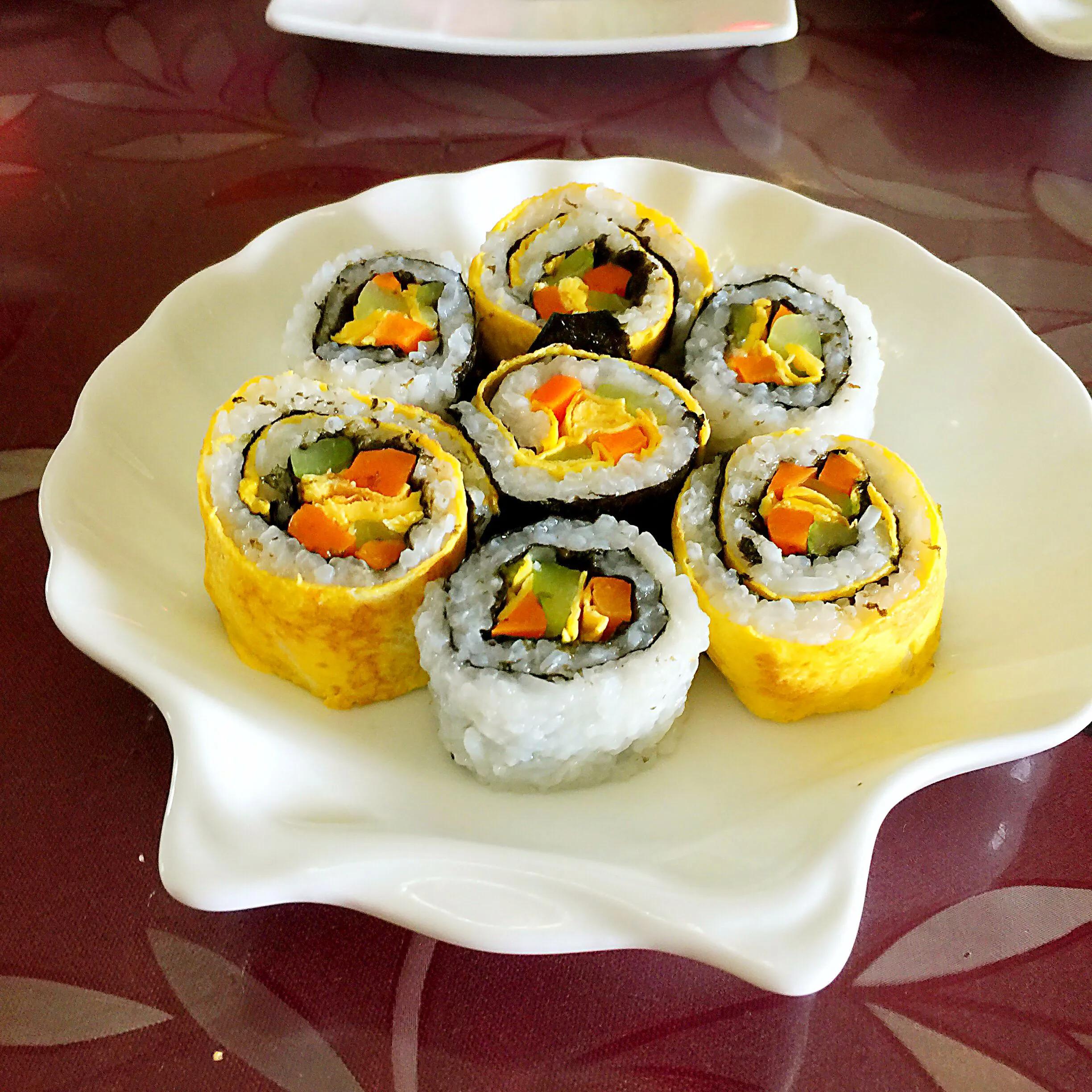 手残*党**的第一实际操作～制作寿司🍣🤲🏻