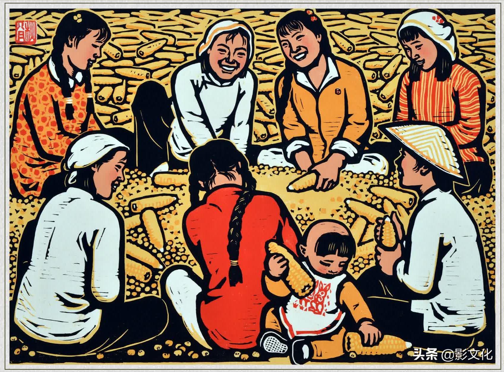 山水黑白版画作品欣赏,中国版画欣赏50幅