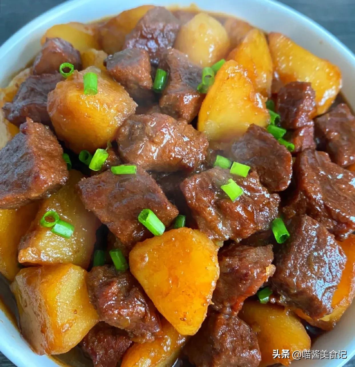 第一名厨土豆炖牛肉,无敌下饭的土豆炖牛肉