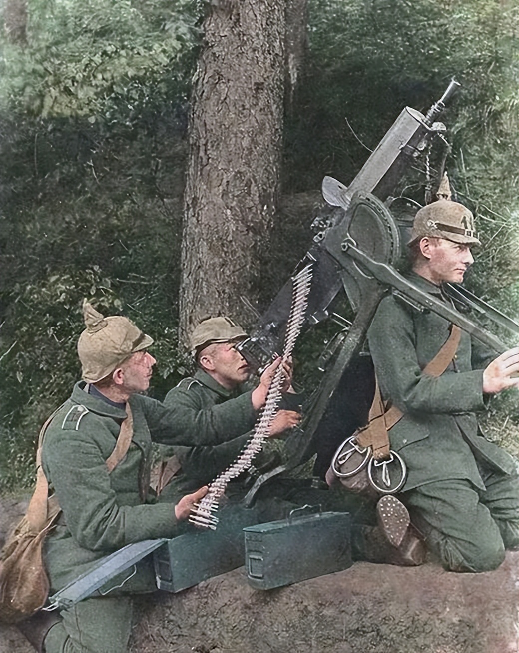 一战德军的速射炮,一战当时的德军有多强