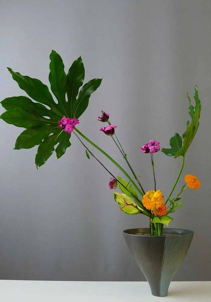 日式插花技法,日式插花的特色及技巧