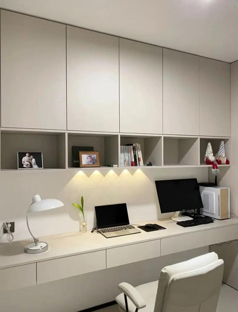 电视柜书桌一体组合,卧室衣柜书桌一体柜