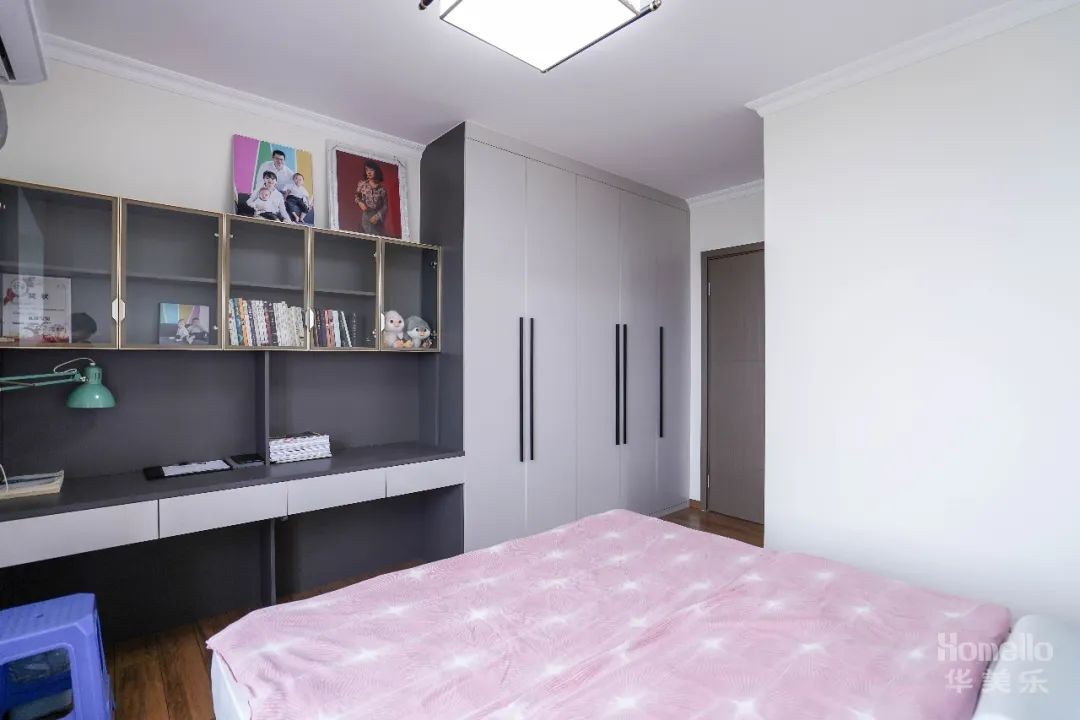 小户型两室改三室极简风,56平米小户型2室一厅改3室