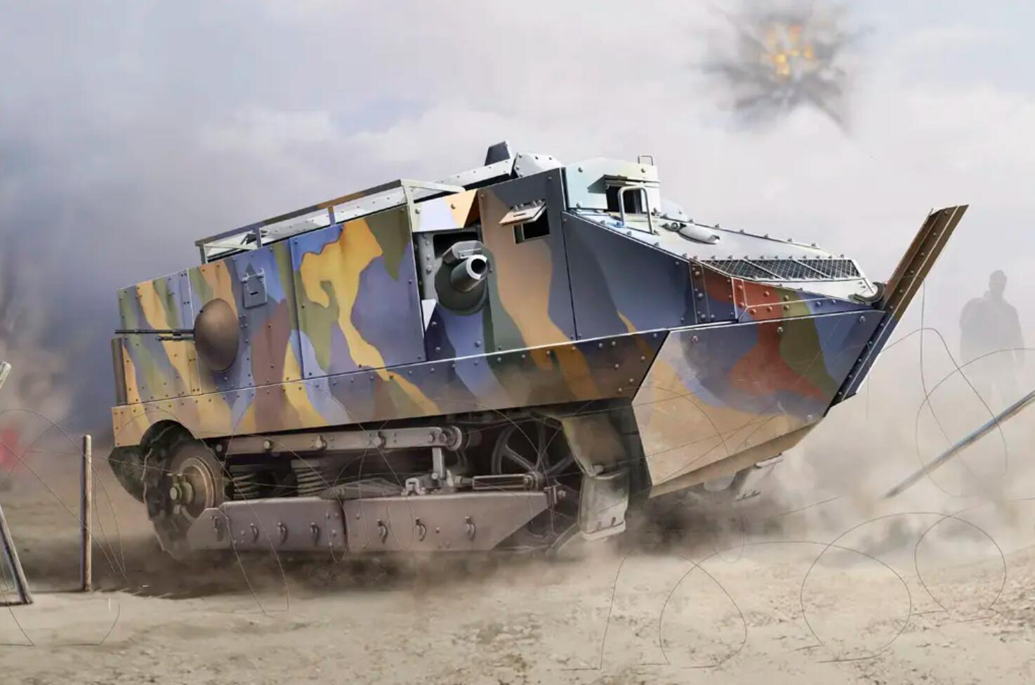 德国一战坦克装甲车,一战坦克大盘点