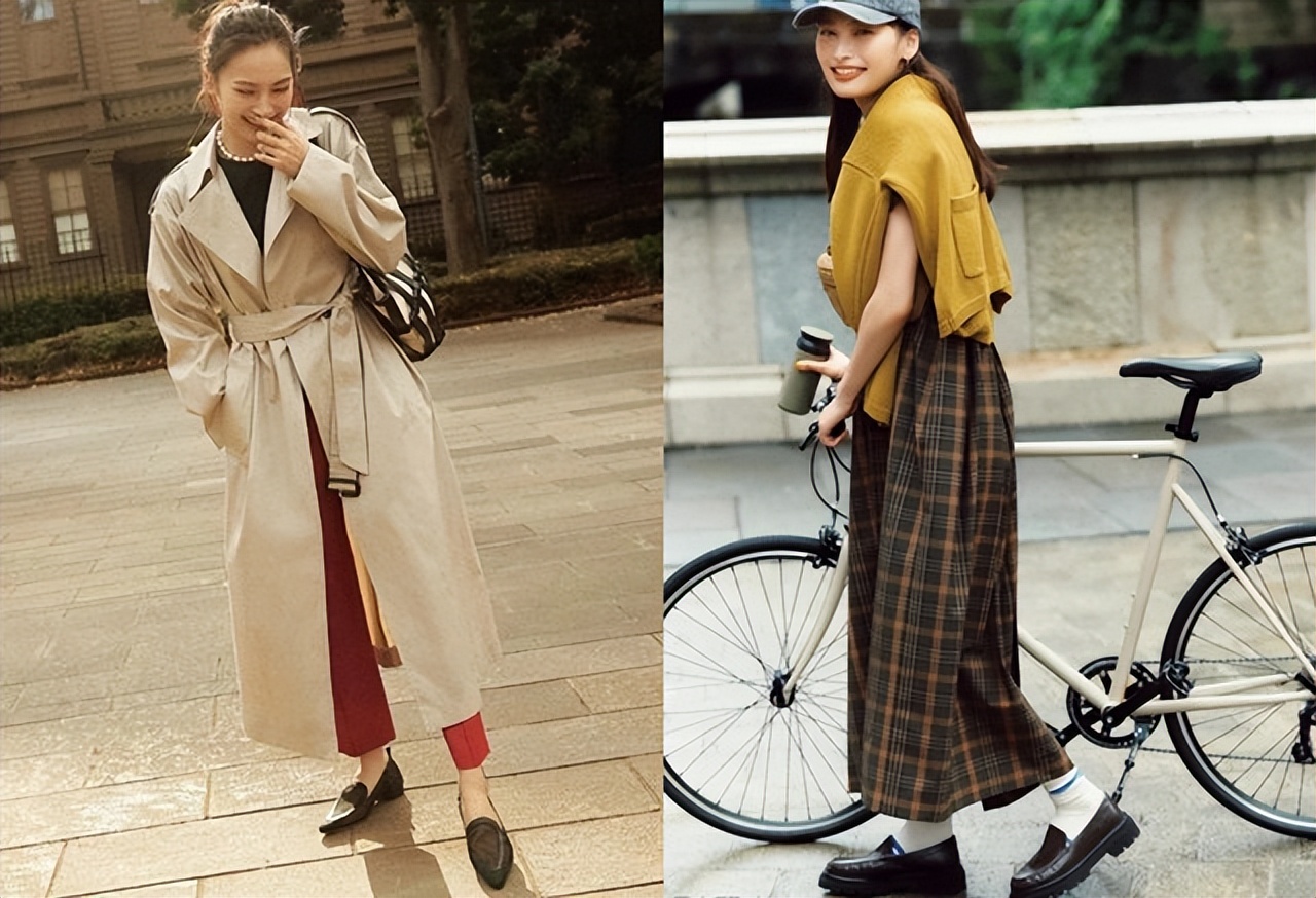 不显腿粗的乐福鞋怎么搭配,冬季怎么穿乐福鞋好看女