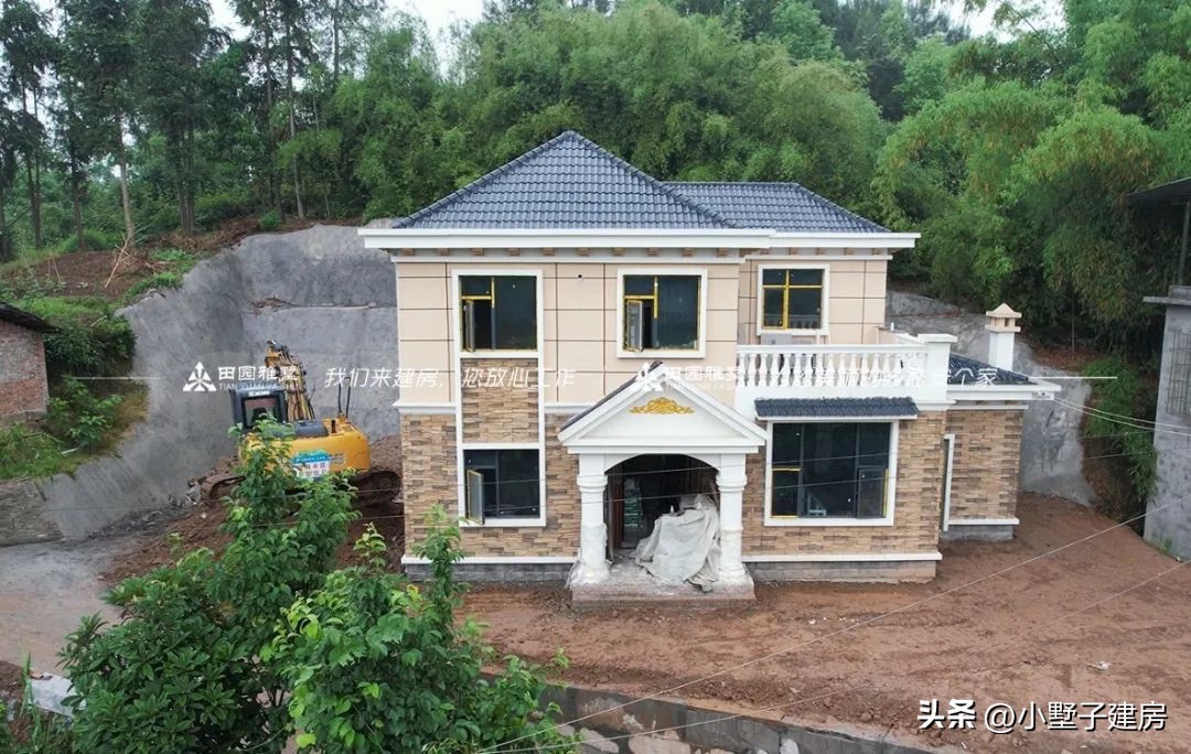 建一个房子一定要给老人住才是家,给爸妈盖一座中式房子